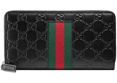 gucci signature zip around wallet review|original Gucci wallet.